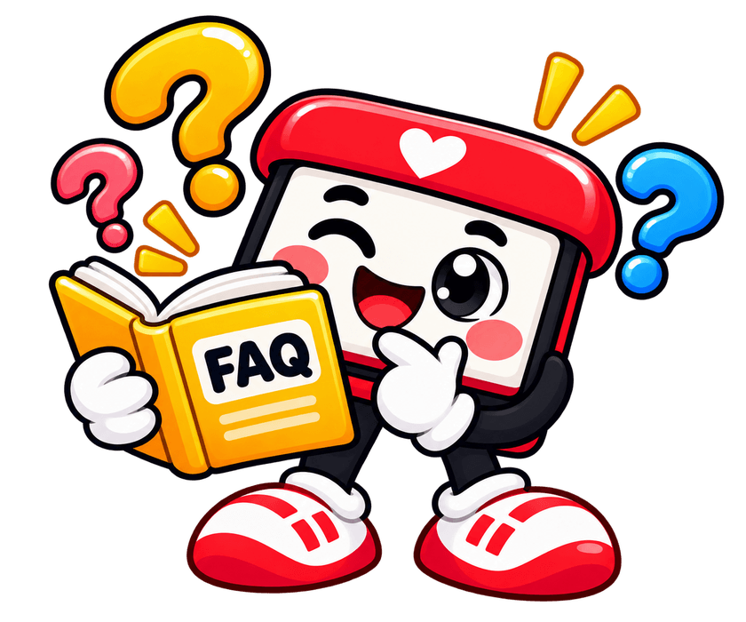 Mascotte Pancartiz pour la foire aux questions